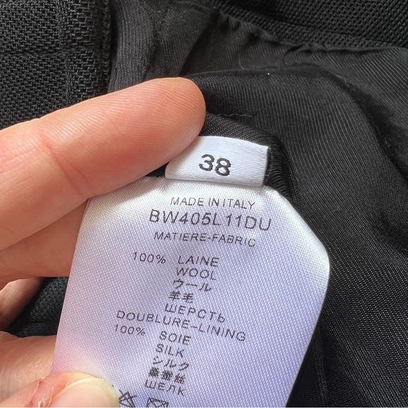 Givenchy Gold Clasp Wrap Slit Skirt - Picture 10 of 12